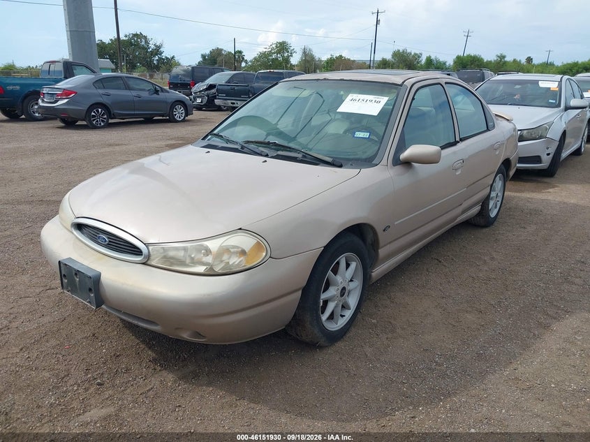 1999 Ford Contour, Механика, IAAI, VIN 1FAFP66L4XK193879 — фото 2