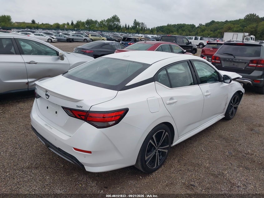 Vin: 3n1ab8dv6py291450, lot: 46651718, nissan sentra sr xtronic cvt 20234
