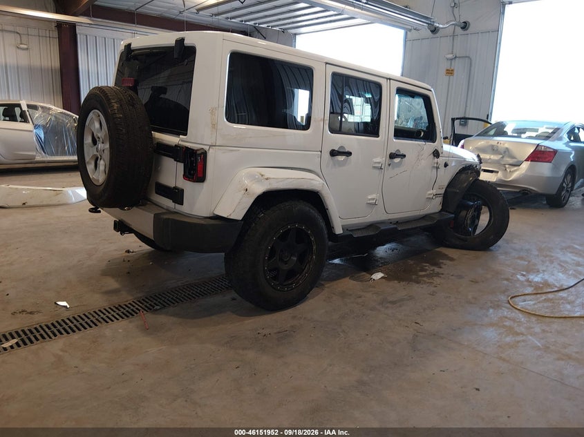 Vin: 1c4hjweg5el247965, lot: 46651737, jeep wrangler unlimited sahara 20144