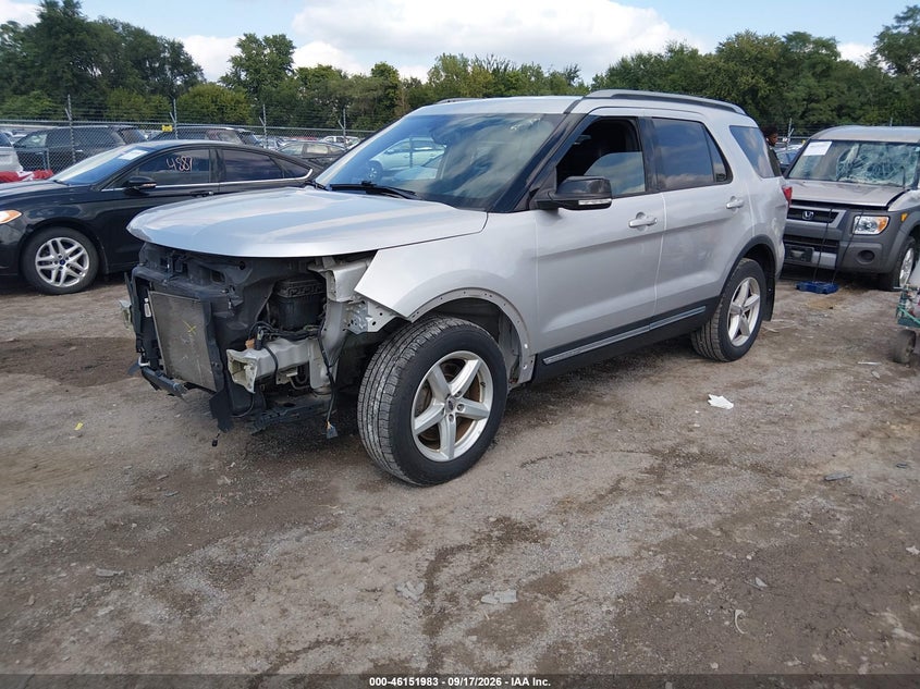 Vin: 1fm5k8d83hgd18448, lot: 46651768, ford explorer xlt 20172