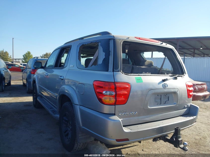 TOYOTA SEQUOIA 2003 VIN 5TDZT34A83S170630