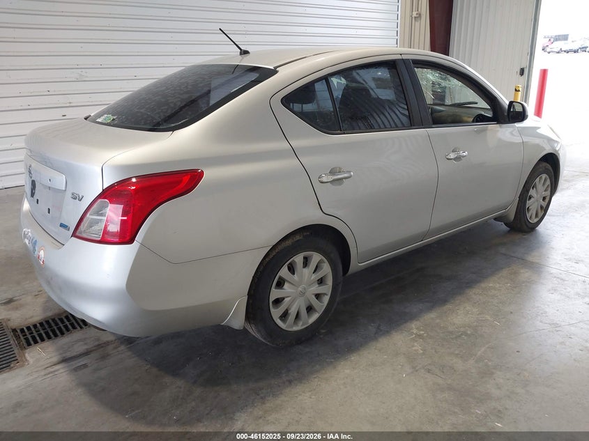 Vin: 3n1cn7ap4cl894694, lot: 46651810, nissan versa 1.6 sv 20124