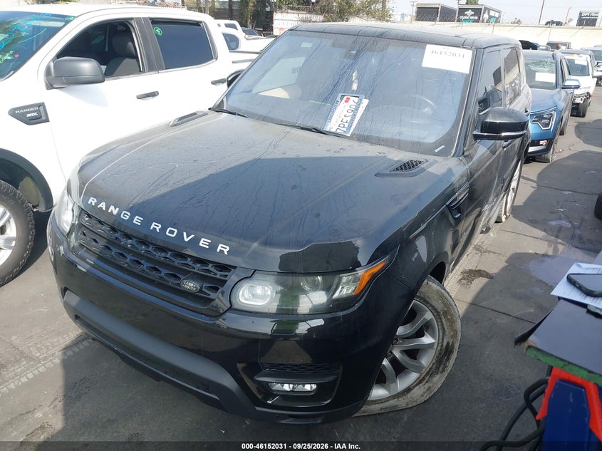 Vin: salwr2vfxga637127, lot: 46651816, land rover range rover sport 3.0l v6 supercharged hse 20162