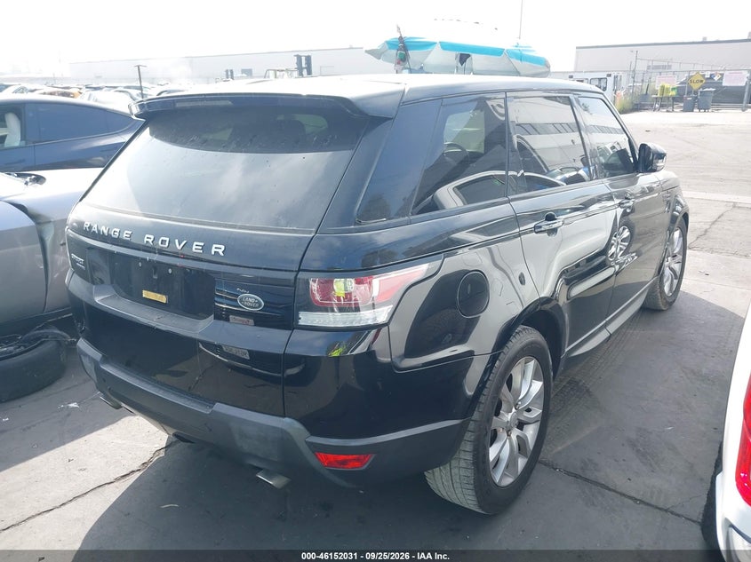 Vin: salwr2vfxga637127, lot: 46651816, land rover range rover sport 3.0l v6 supercharged hse 20164