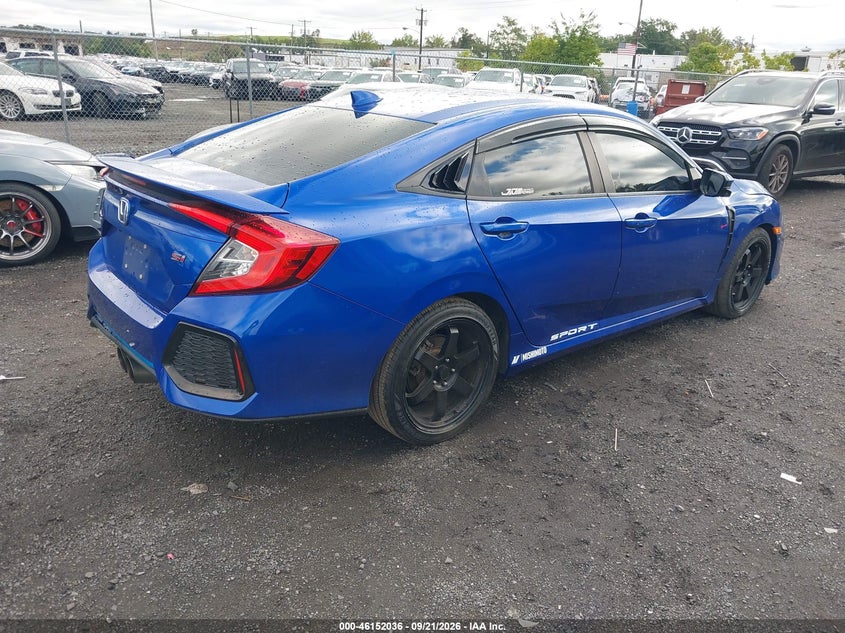 Vin: 2hgfc1e52kh703658, lot: 46651821, honda civic si 20194