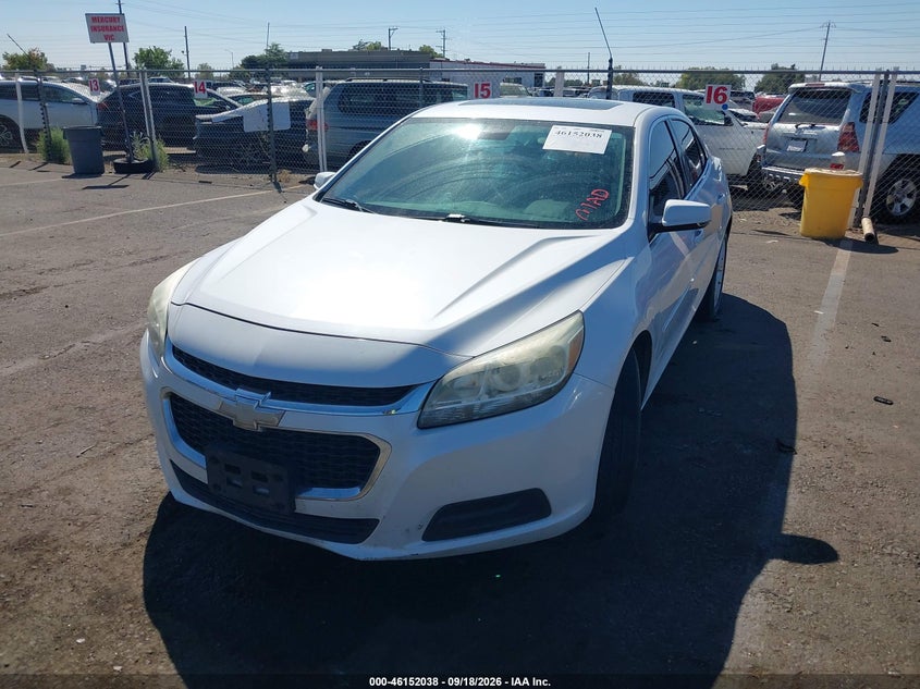 Vin: 1g11c5sl2ff137309, lot: 46651823, chevrolet malibu 1lt 20152