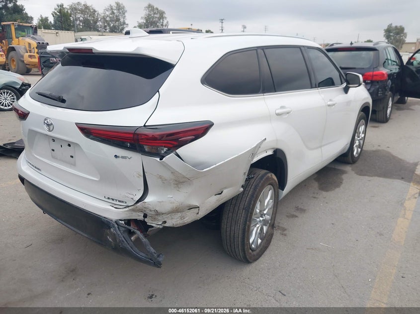 Vin: 5tdxbrch3ts720473, lot: 46651846, toyota highlander hybrid limited 20264
