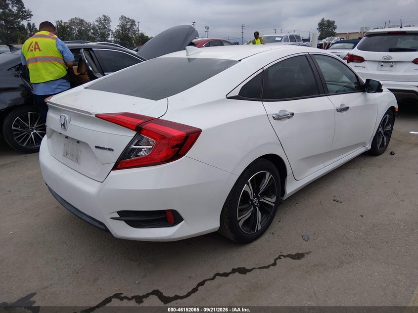 Vin: 19xfc1f90he210713, lot: 46651850, honda civic touring 20174