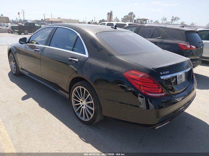 Vin: wddug8cb6ea014307, lot: 46651909, mercedes-benz s 550 20143