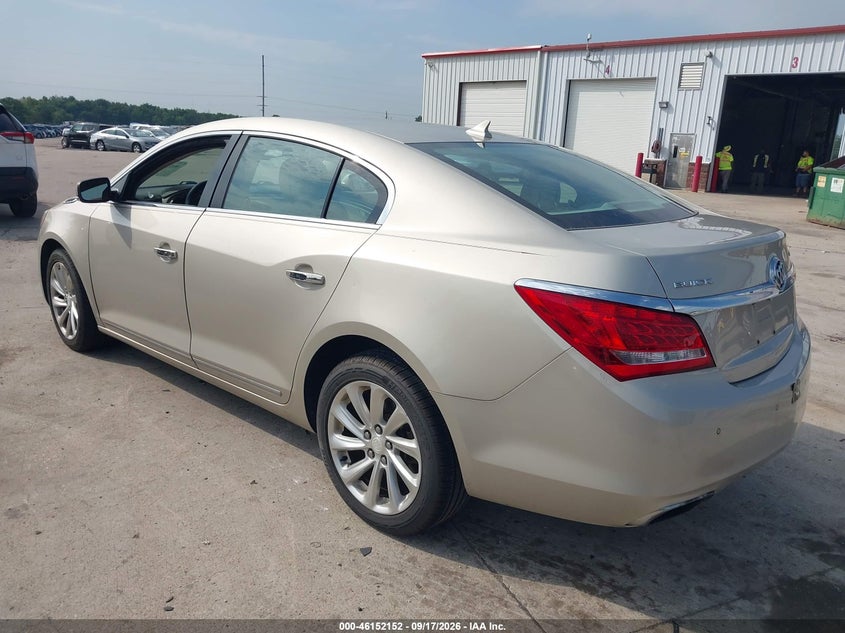 Vin: 1g4gb5g32ef297570, lot: 46651937, buick lacrosse leather group 20143