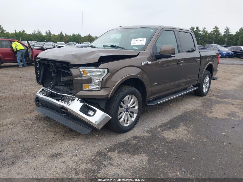 Vin: 1ftew1ep3gfc70444, lot: 46651946, ford f-150 lariat 20162