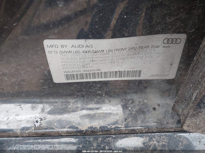 2014 AUDI A4 2.0T PREMIUM · Фото 9