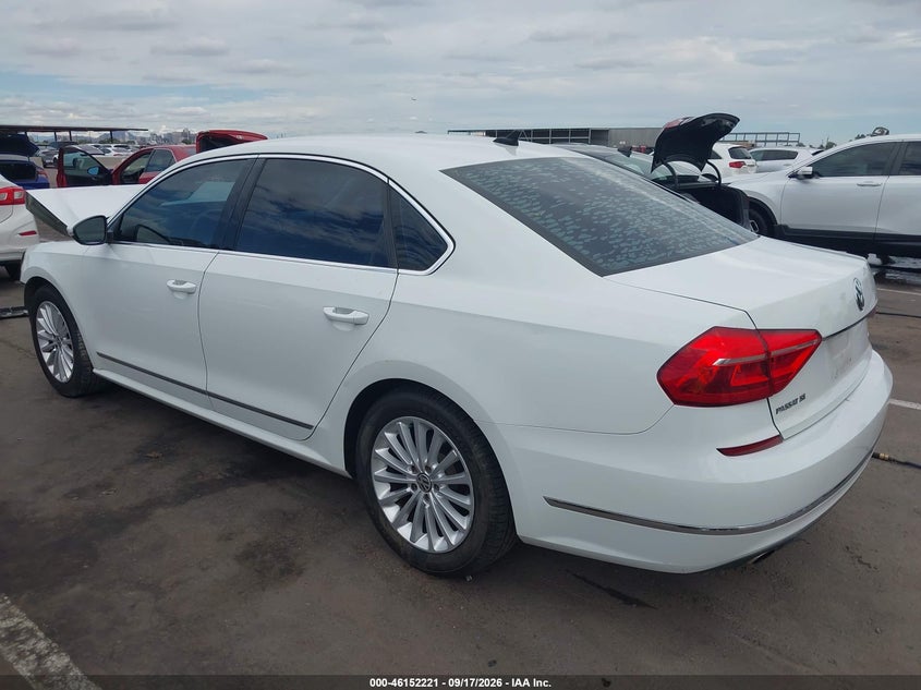 Vin: 1vwbt7a31gc017669, lot: 46652006, volkswagen passat 1.8t se 20163