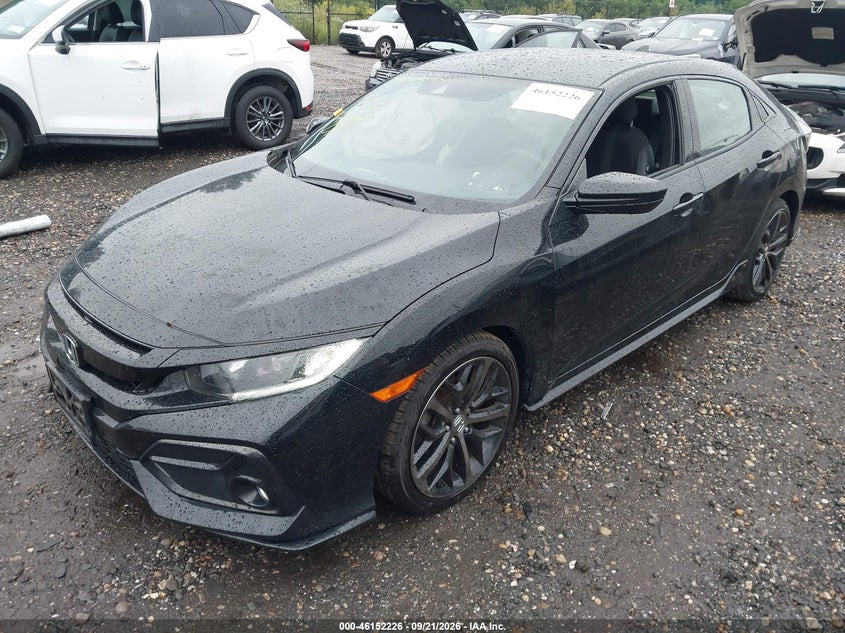 Vin: shhfk7h44mu416675, lot: 46652011, honda civic sport 20212
