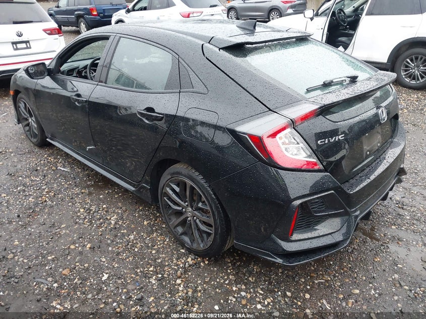 Vin: shhfk7h44mu416675, lot: 46652011, honda civic sport 20213