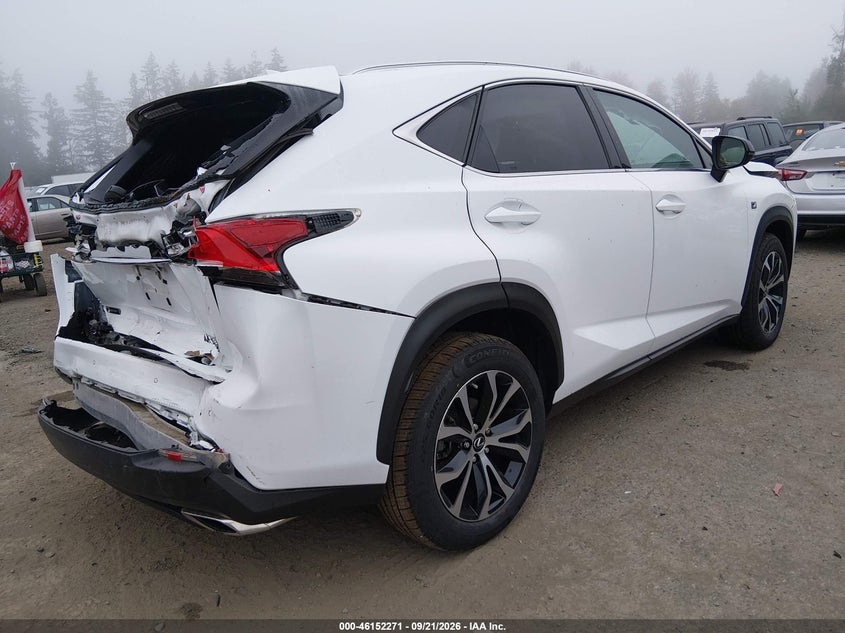 Vin: jtjbarbz3h2109667, lot: 46652056, lexus nx 200t f sport 20174