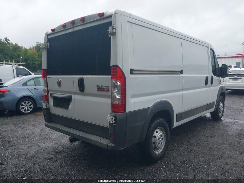 Vin: 3c6trvag8ge129897, lot: 46652082, ram promaster 1500 low roof 20164