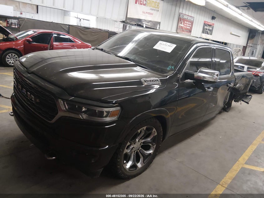 Vin: 1c6srfht0kn588608, lot: 46652090, ram 1500 limited  4x4 5'7 box 20192