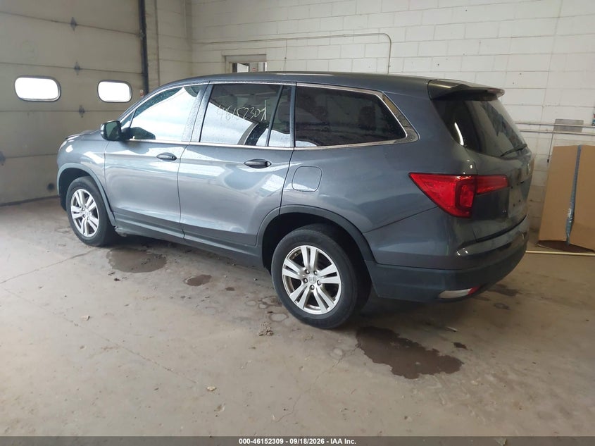 Vin: 5fnyf6h18gb107746, lot: 46652094, honda pilot lx 20163