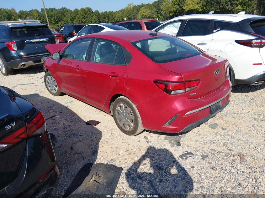 Vin: 3kpa24ad7me395315, lot: 46652099, kia rio s 20213