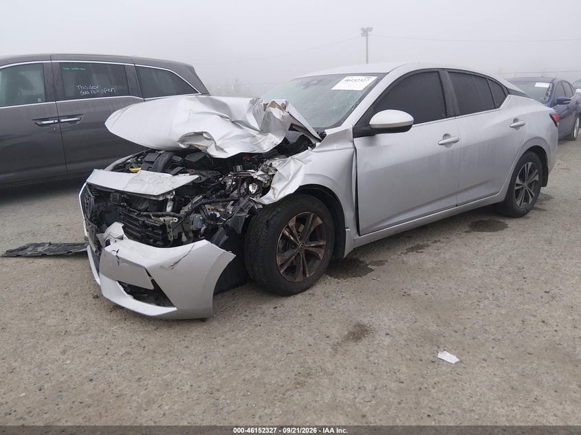 Vin: 3n1ab8cv4my233298, lot: 46652112, nissan sentra sv xtronic cvt 20212
