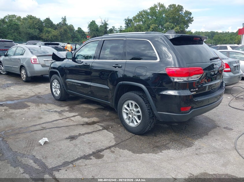 Vin: 1c4rjfag8jc377422, lot: 46652128, jeep grand cherokee laredo e 4x4 20183