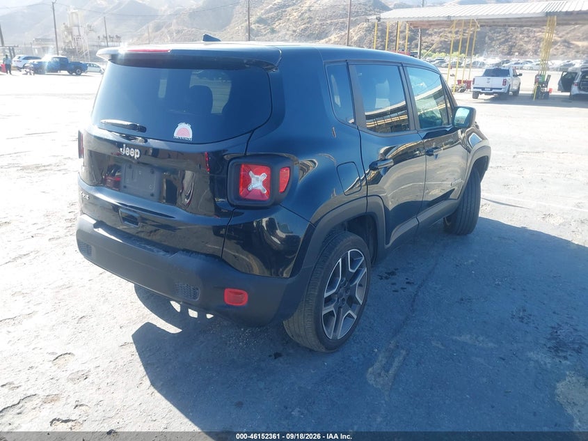 Vin: zacnjdab4mpn08348, lot: 46652147, jeep renegade jeepster 20214