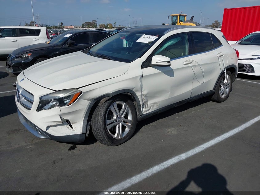 Vin: wdctg4gb1fj059675, lot: 46652153, mercedes-benz gla 250 4matic 20152