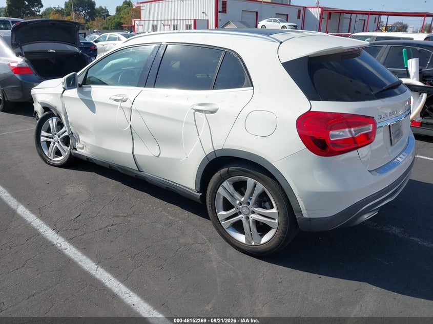 Vin: wdctg4gb1fj059675, lot: 46652153, mercedes-benz gla 250 4matic 20153