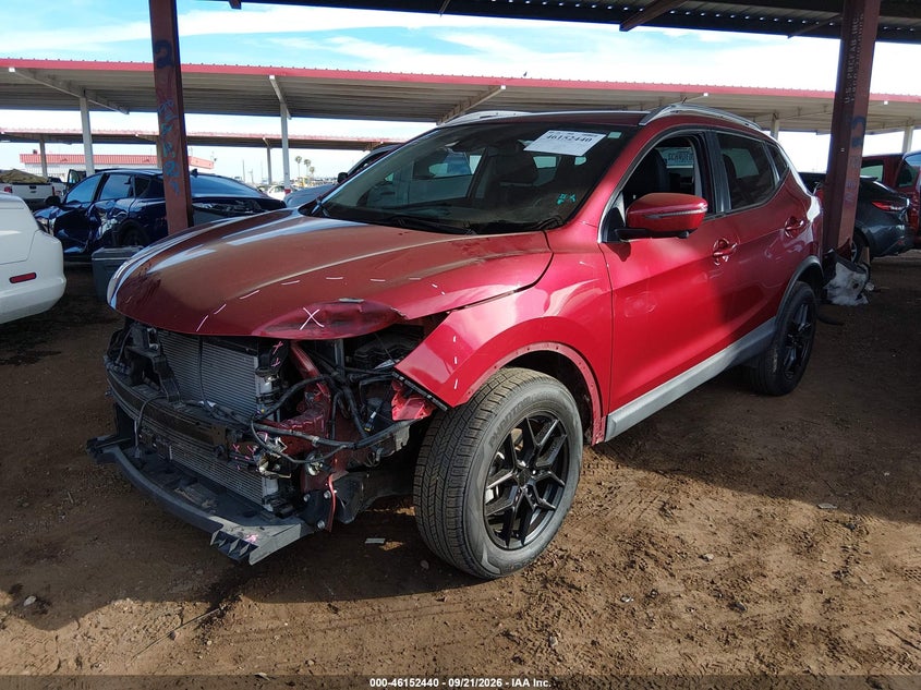 Vin: jn1bj1cpxkw221144, lot: 46652225, nissan rogue sport sl 20192