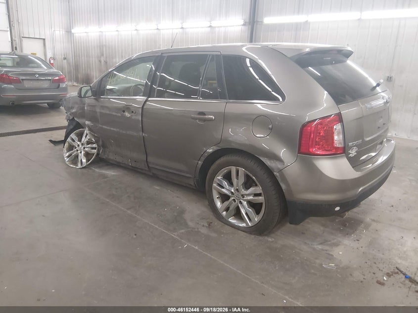 Vin: 2fmdk4kc5dbb53953, lot: 46652231, ford edge limited 20133