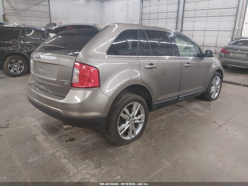 Vin: 2fmdk4kc5dbb53953, lot: 46652231, ford edge limited 20134