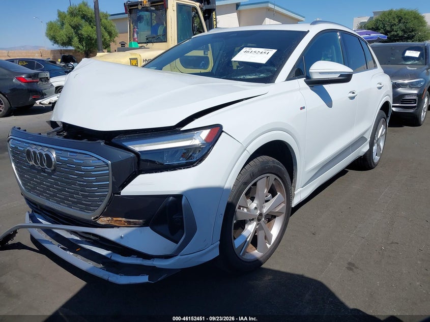Vin: wa1l2bfz6pp053905, lot: 46652236, audi q4 e-tron premium plus 50 quattro 20232