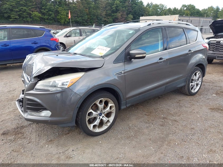 Vin: 1fmcu9j9xdud46604, lot: 46652256, ford escape titanium 20132