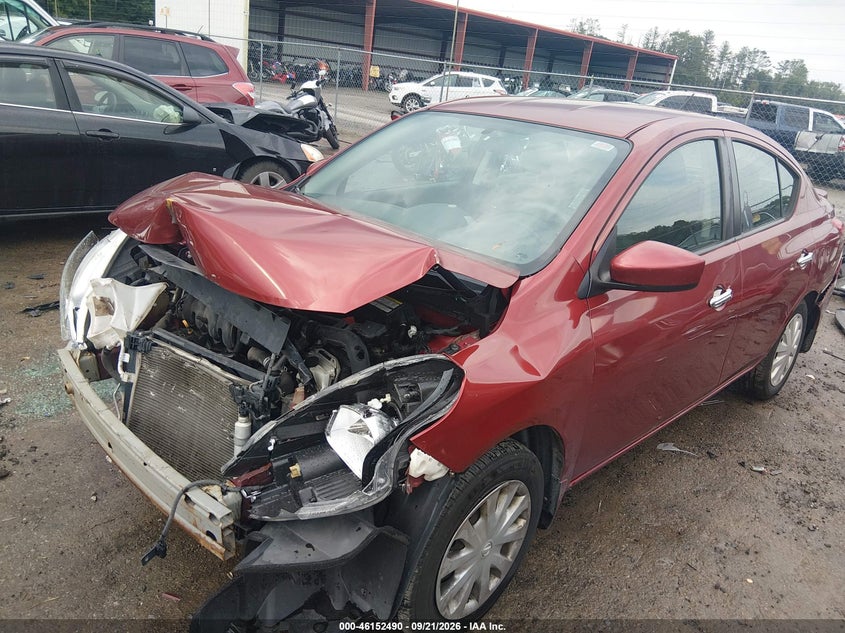Vin: 3n1cn7ap6jl867400, lot: 46652275, nissan versa 1.6 sv 20182