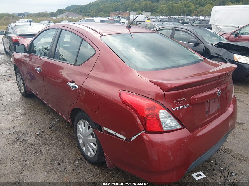 Vin: 3n1cn7ap6jl867400, lot: 46652275, nissan versa 1.6 sv 20183