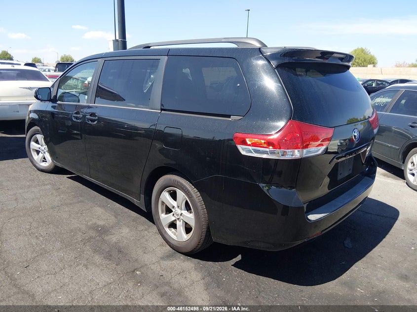 Vin: 5tdkk3dcxes449781, lot: 46652283, toyota sienna le v6 8 passenger 20143