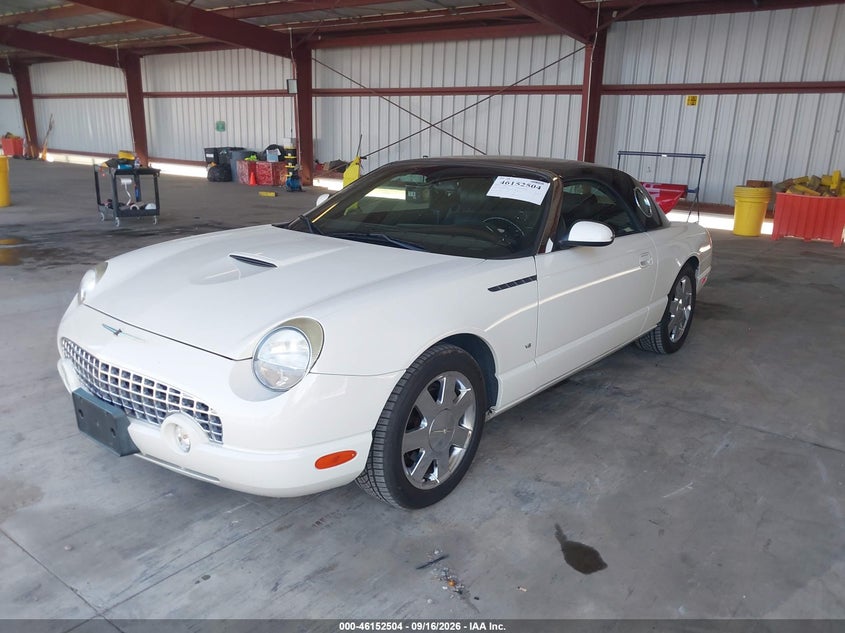 FORD THUNDERBIRD 2003 VIN 1FAHP60AX3Y104551