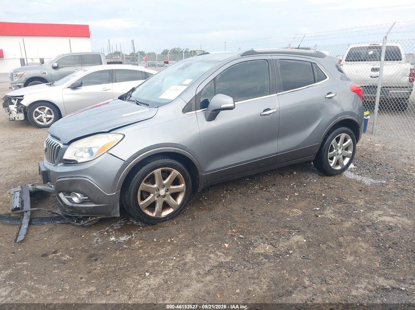 Vin: kl4cjcsb6eb660494, lot: 46652312, buick encore leather 20142