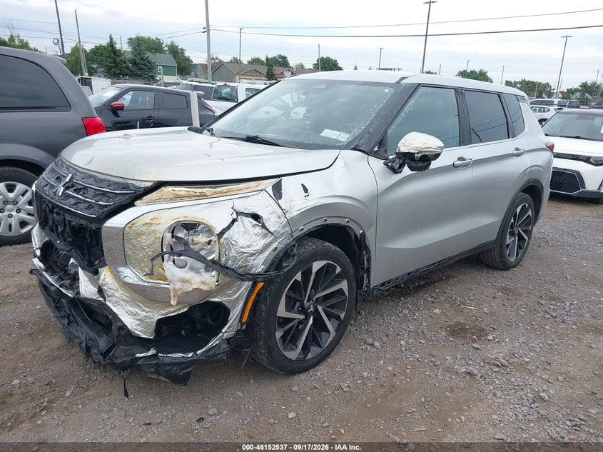 Vin: ja4j3ta87nz028909, lot: 46652322, mitsubishi outlander es 2.5 2wd 20222