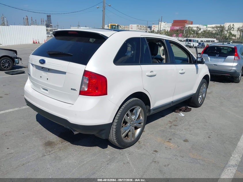 Vin: 2fmdk3jc6ebb18495, lot: 46652379, ford edge sel 20144