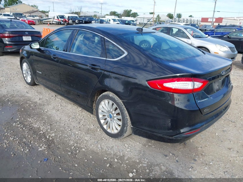 Vin: 3fa6p0lu6dr147228, lot: 46652383, ford fusion hybrid se 20133