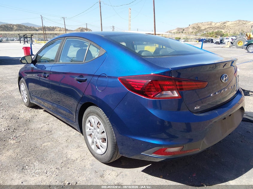Vin: 5npd74lf4lh612276, lot: 46652399, hyundai elantra se 20203