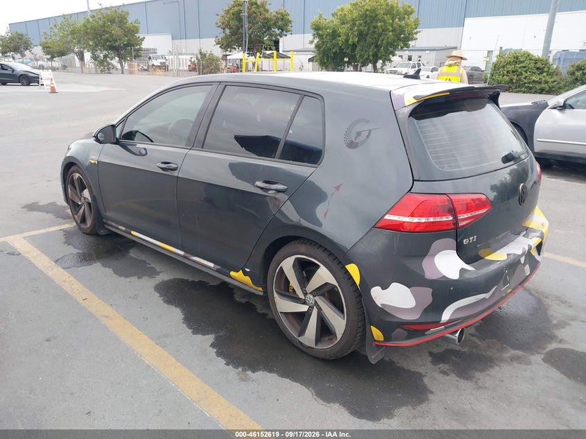 Vin: 3vw447au7fm098298, lot: 46652404, volkswagen golf gti 2.0t autobahn w/performance package 4-door 20153