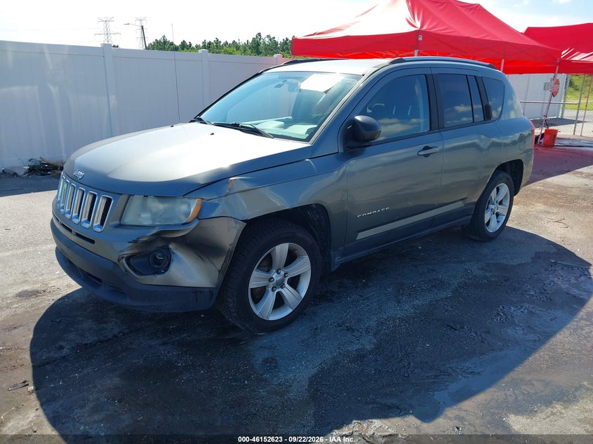 Vin: 1c4njcbb8cd665695, lot: 46652408, jeep compass sport 20122