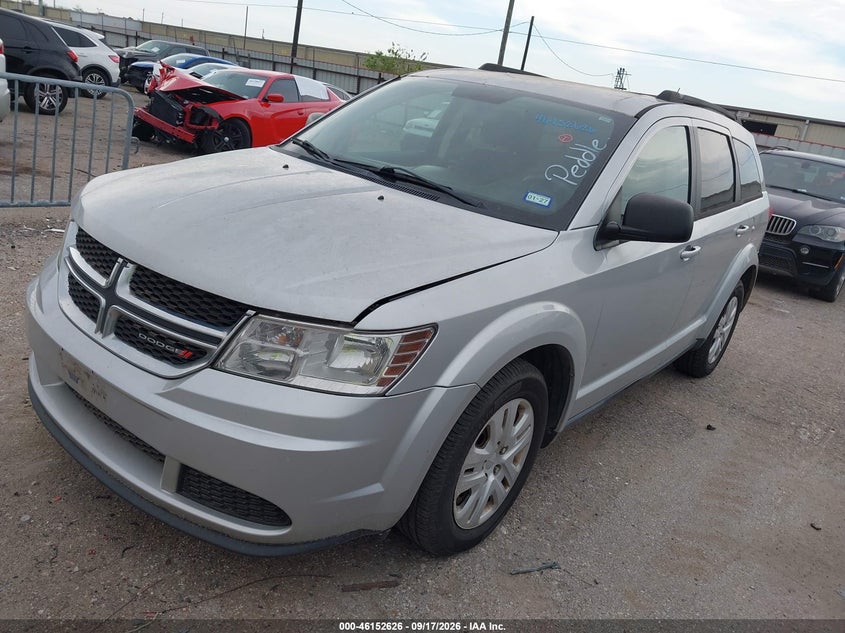 Vin: 3c4pdcab7et221013, lot: 46652411, dodge journey se 20142