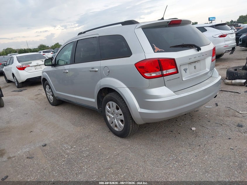 Vin: 3c4pdcab7et221013, lot: 46652411, dodge journey se 20143