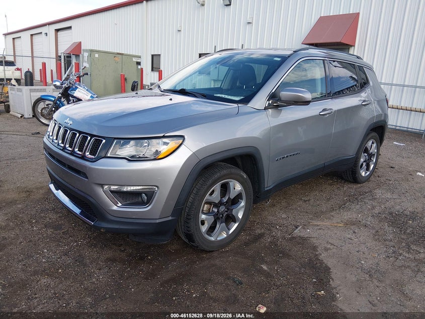 Vin: 3c4njccb7lt152625, lot: 46652413, jeep compass limited fwd 20202
