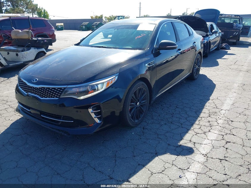 2016 Kia Optima, Лівий бік, IAAI, VIN 5XXGV4L26GG050592 — фото 2