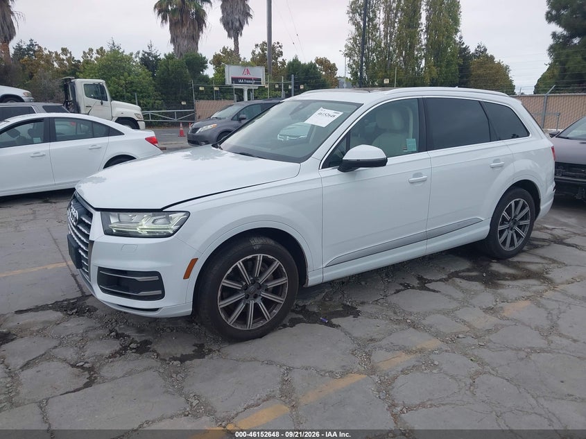 Vin: wa1laaf73hd035747, lot: 46652433, audi q7 3.0t premium 20172